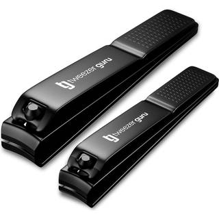 Tweezer Guru Nail Clippers - 2 Pack Professional rustfrit st?l