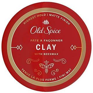 Old Spice High Hold Hair Styling Clay til mænd - Højeste hold, Meget lav glans, 63 g