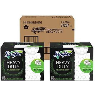 Swiffer Sweeper Heavy Duty Mop Pad Refills til gulvmopping og reng?ring af alle form?l Multi Surface Floor Reng?ringsprodukt 20 Count 2 Pack 2 Pa