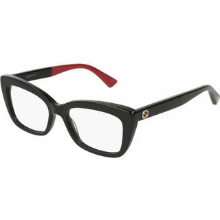 Gucci GG0165ON 003 51 Briller Kvinder Black - Shiny Black - 51mm
