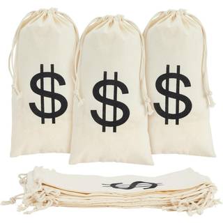 Juvale DrawString Money Poss til Casino Theme Poker Party Favors (Small 12 Pack)