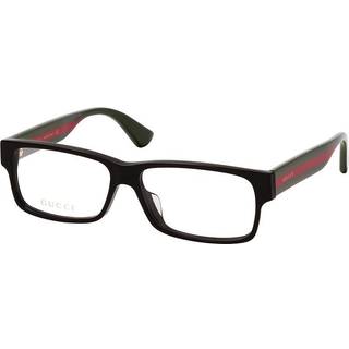 Gucci GG0344OA Asian Fit 001 56 Briller Mænd Black - Black - 56mm