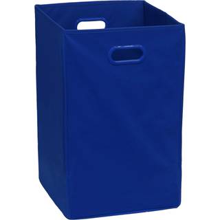 Simple Houseware Foldbart skab Vaskeri Hamper Basket Dark Blue