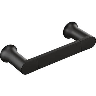 Moen Genta Matte Black Modern 6,8-tommers l?ngde Hand-Towel Bar til badev?relse eller k?kken BH3886BL 1 Count (Pack of 1)