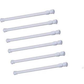 Skabst?nger Sp?ndingsst?nger 6 Pack Spring Spists Rods 9,8 til 15,7 inches St?l Justerbart sp?ndingsgap