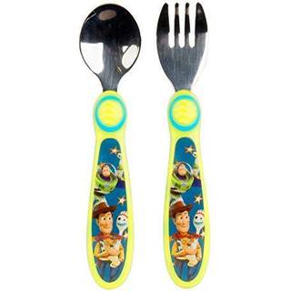 De f?rste ?r Disney/Pixar Toy Story Fork & Spoon Green