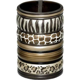 Popul?rt bad 781267 Safari Stripes Tandb?rsteholder chokolade