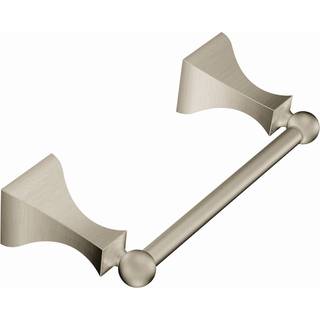 Moen tilbagetog b?rstet nikkel dobbeltindl?g drejende toiletpapirholder v?gmonteret toiletrulle indehaver DN8308 mia