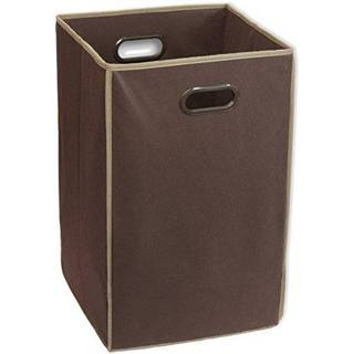 Simple Houseware Foldbart skabsvaskeri Hamper Basket Brown