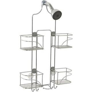 Zenna Home Chrome Exultable Over-the-Shower Caddy
