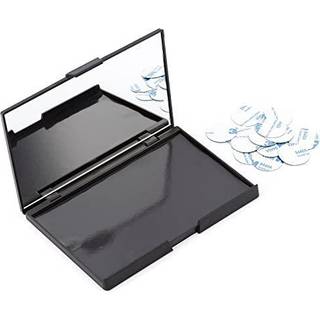 Allwon tom magnetisk plastik ?jenskygge makeup palette med 15 stk kl?bende tom palette metal klisterm?rker til ?jenskygge l?bestift Blush Powder