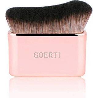 Goerti Self Tanner Brush Kabuki Brush til krop Professionel kropsmakeup B?rste til fejlfri ben -makeup Bronzer Shimmer Glow Blend Brush High Dens