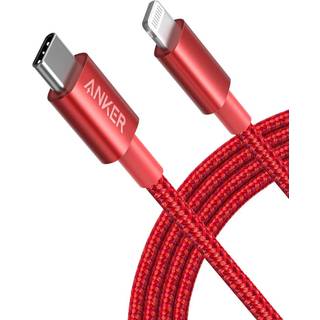 Anker 331 USB-C to Lightning Cable Red / 6ft
