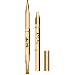 L.Y.L PRO GULD TRACTACTABLE LIP MAKEUP B?rster Dobbelt-endet udtr?kkelig l?beb?rste rejse l?bestift glans makeup b?rste til julegaver