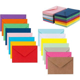 Farverige selvforseglingskonvolutter 5 """" X 7 """" Assorterede farver 105 Pakkonvolutter til invitationer F?dselsdagseksamen baby shower lyk?nsknin