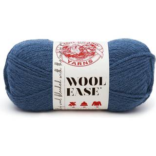 Lion Brand Wool Ease 620-114B Denim Indhold:80% akryl, 20% uld Vægt/længde:85 g = ca 180 meter Anbefalede pinde: 5.00 mm Strikkefasthed:10 x 10 cm = 18 m x 24 p Vask:Maskinvask max 40°C.