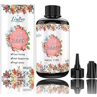 UV -harpiks - 200 g Crystal Clear Ultraviolet h?rdning UV -harpiks til DIY -smykker, der fremstiller h?ndv?rksdekoration - H?rd gennemsigtig lim