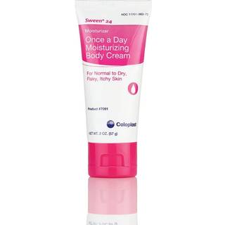 Sween 24 Ekstra fugtgivende hudbeskyttende creme - 2 oz (ca. 57 g) til daglig lindring af tør hud, gnidningsirriteret hud og sprukne læber