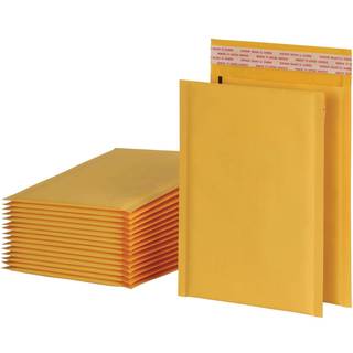 Kvalitet Park Bubble Mailers 6 x 9 Forsendelseskonvolutter Selvforseglet holdbar brun Kraft polstrede konvolutter Redi-strip skr?l af lukning 50