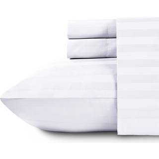 Californien design den stribede ark 500 trådtælling 100% bomuldsark til queensize seng køling dybe lomme damask ark ekstra blød luksus hotel kval