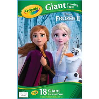 Crayola frosne gigantiske farvelægningssider