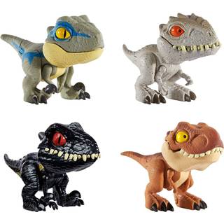 Mattel Jurassic World Snap Squad Dinosaur Toys Small Dino-figurer med ?bning af klip-on k?ber b?rbare samlerobjekter