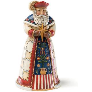 Enesco Jim Shore Heartwood Creek Santas rundt om i verdens polske figur 7 tommer flerfarvet