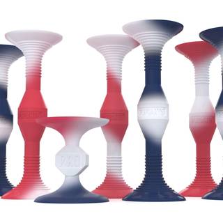 Popdarts USA -tema Pro Pack Game Set (Red White Blue Wigglenobber Target Marker) - Indend?rs udend?rs sugekop kastet spil - konkurrence med en po