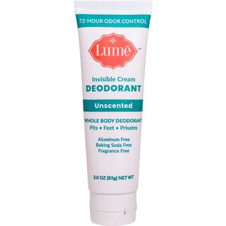 Lume Whole Body Deodorant - Invisible Cream Tube - 72 Hour Odor Control - Aluminium Gratis bagepulver Gratis hud sikker - 3.0 ounce (ucentret)