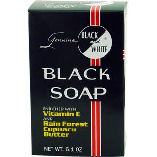 Sort og hvid s?be 6.1 ounce