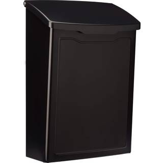 Arkitektoniske postkasser 2681b sort marina vægmontering postkasse lille