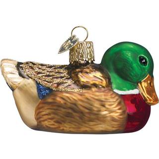 Old World Christmas Ornaments: Mallard Glass bl?st ornamenter til juletr? (16017)