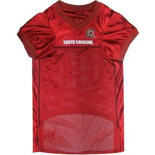 K?ledyr f?rst NCAA College South Carolina Gamecocks Mesh Jersey til Dogs & Cats X-Small. Licenseret Big Dog Jersey med dit foretrukne fodbold/bas
