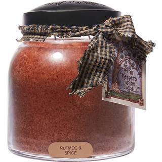 En munter giver - muskatnød & krydderi - 34 oz papa duftende stearinlys med låg - holder af lyset - 155 timers forbrændingstid gave til kvinder b