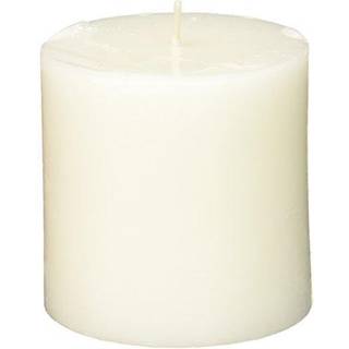 Zest-stearinlys stearinlys 3 med 3-tommer hvid citronella