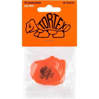 Jim Dunlop Standard 60mm Orange Guitar Pick 12 Pack