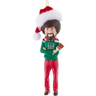 Bob Ross m/hat bl?st st?bt ornament