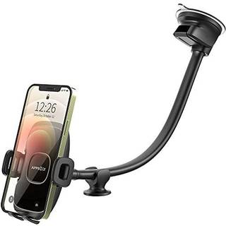 Apps2Car 13 '' Brosenesck biltelefonindehaver Heavy Duty Phone Holder til lastbil [Flexibile Long Arm] [Anti Shake Stabilizer] Windshield Car Pho
