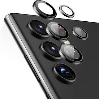 ESR Camera Lens Protector kompatibel med Samsung Galaxy S22 Ultra (2022) Scratch-resistente ultratyndt tempereret glas med aluminiumskantes?t med