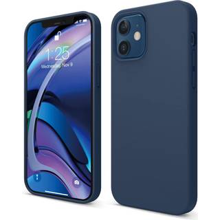 Elago kompatibel med iPhone 12 -sag iPhone 12 Pro Case Liquid Silicone Case til iPhone 12 -sag til iPhone 12 Pro 61 inch Blue] - Fuld kropsbeskyt