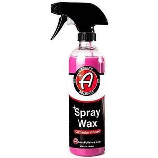 Adams poleringsmidler spray voks 16 oz - Premium infunderet carnauba bilvoksspray til glans polsk & top frakke maling beskyttelse bilvask enhance