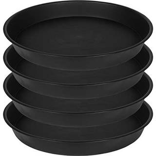 Bleuhome 4 pakke med 14 tommer plante tallerken kraftig plante tallerken 14 tommer rund plast plant vandbakke til gryder planter underkopere til