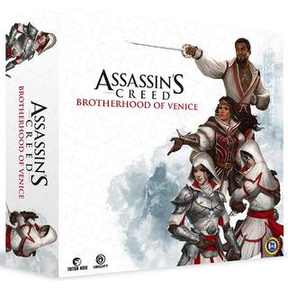 Synapser spel | Assassins Creed: Brotherhood of Venice | STRATEGI BOARDSPEL | Miniatyres kampanj | 1 till 4 spelare | 30 minuter | Åldrarna 14