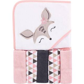 Luvable venner unisex baby h?tte h?ndkl?de med fem vaskeklud hjorte en st?rrelse