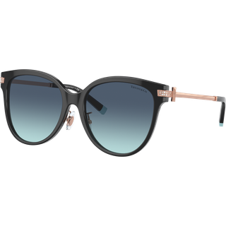 Tiffany & Co. TF4193BF Asian Fit 80019S 55 Solbriller Kvinder Black - Black - 55mm