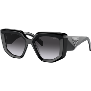 Prada PR 14ZS 1AB09S 50 Solbriller Kvinder Black - Black - 50mm