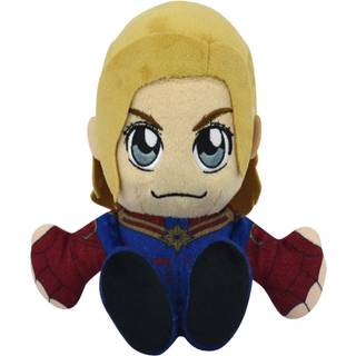 Marvel Captain Marvel 8 """" Kuricha Sitting Plush - Soft Chibi Inspired Toy