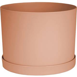 Bloem Mathers planter m/tallerkenbakke 8 """" Muteret terra cotta