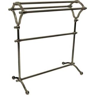 Kingston Brass SCC2288 Pedestal Y-Type Håndklædeholder - Børstet Nikkel, Rustbestandigt Solidt Stål med Flere Stænger og Nem Montering