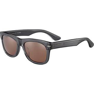 Serengeti Foyt Polarized SS549003 53 Solbriller Mænd Grå - Shiny Transparent Grey - 53mm